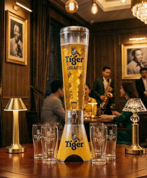 Vị đậm đà bia tươi tiger